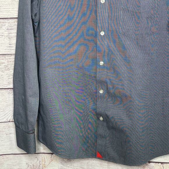 UNTUCKit Men's 100% Cotton Button Up Slim Fit Wrinkle Free Shirt Size Medium - Picture 6 of 9